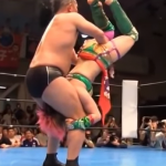 男女混合プロレス　鈴木みのるボコボコに